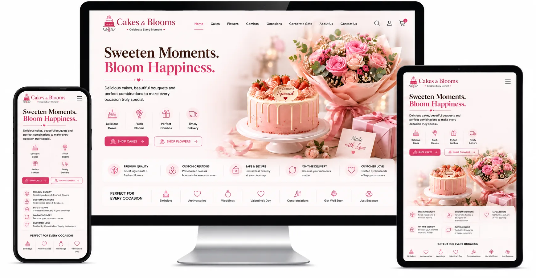 Cakes & Blooms
