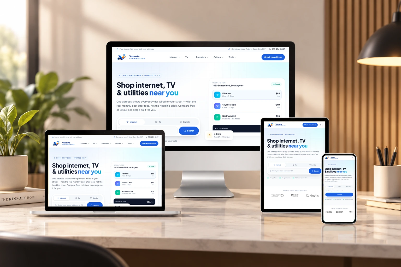Vrismeta Communication website