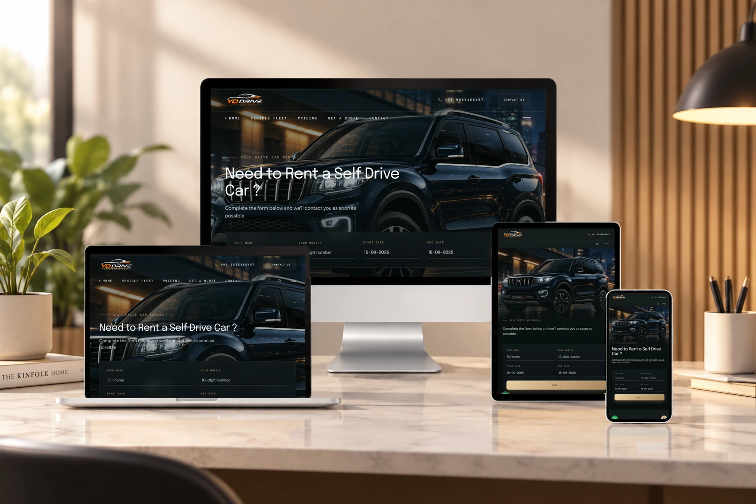 Yo Drive website